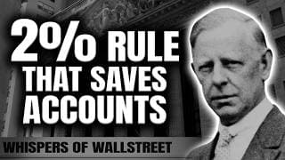 Jesse Livermore | 2% Rule Most Traders Ignore Before Blowing Up