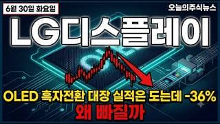 [LG디스플레이 주가 전망] OLED 흑자전환 대장 -36% 추락, 공매도·외인이 누른다 #LG디스플레이주가전망 #LG디스플레이목표가 #LG디스플레이