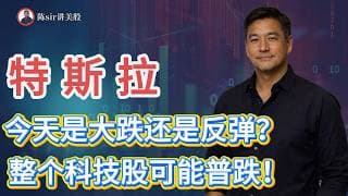 特斯拉大幅低开，今天是大跌还是会有反弹？未来走势如何？存储板块调整在即，今天整个科技股可能普跌！#纳斯达克 #道琼斯 #标普 #英伟达 #nvda   #谷歌 #股市 #美股 #微软 #spacex