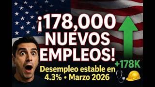 Situación del empleo en Estados Unidos - Marzo de 2026✅