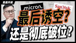 存储一直跌！？别急着割肉！未来2个月，一个信号决定是真破位还是最后诱空！#美股 #MU #SNDK #AAPL #股票｜JohnLu谈股 #股票分析