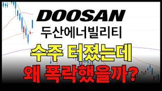 [두산에너빌리티 주가전망]하동 LNG 수주 터졌는데 왜 폭락할까? AI 전력 재료 속 핵심 지지선 공개