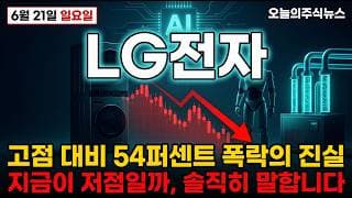 [LG전자 주가 전망] 가전·로봇 다 좋은데, 차트가 말하는 진짜 자리는.. 솔직히 말합니다 #lg전자주가전망 #lg전자목표가 #lg전자