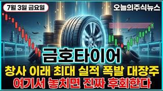 [금호타이어 주가 전망] 창사 최대 실적 파이크스 피크 완주 외국인 기관 동반 대량 매수 세력 매집 완성됐다 #금호타이어주가전망 #금호타이어목표가 #금호타이어