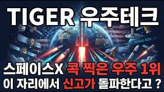 [TIGER미국우주테크 주가 전망] 미래에셋 우주 산업 1위 25% 즉시 편입 지금이 매수 타이밍 다시 신고가 갑니다 #tiger미국우주테크 #미국우주테크etf #스페이스x