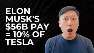 Musk's $56B Pay is 10% of Tesla Market Cap!