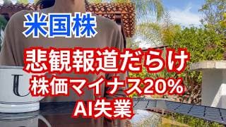 【米国株】悲観報道だらけのアメリカの未来