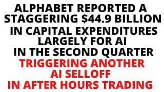 AI CRASH Coming - GOOGL AI Selloff as Investors are Concerned AI Spending will Crush Profit Margins
