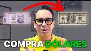 Tu dinero en pesos ¿está en peligro?⚠️ Así lo paso a DÓLARES en México  Protégete de una devaluación