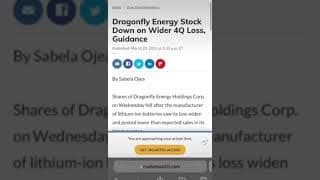 Dragonfly Energy Holdings Corp (NASDAQ:DFLI) - Stock Analysis