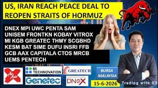 Daily KLSE BURSA UPDATE | 15-6-2026 | US, IRAN REACH PEACE DEAL TO REOPEN STRAITS OF HORMUZ