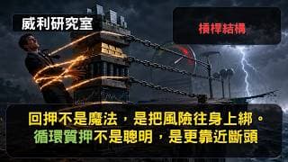 S26EP52|回押不是魔法，是把風險往身上綁循環質押不是聰明，是更靠近斷頭，槓桿結構|威利研究室