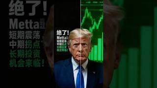 绝了！Meta短期震荡，中期拐点已现，长期投资机会来临！