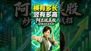 横有多长竖有多高 #阿兰说美股 #炒股功夫 #投資 #美股 #trading