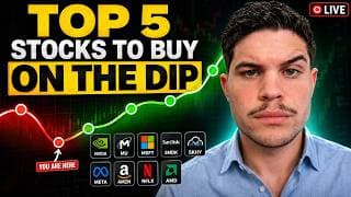LIVE: Ai Stocks are CRASHING, 5 Stocks I'm Buying on the dip