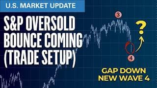 TRADE SETUP! ... S&P Oversold Bounce Incoming | Elliott Wave S&P500 VIX Technical Analysis