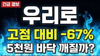 [우리로 주가 전망] 광통신 테마만 맹신하다가 낭패! 반등 신호 전 매수 타점은 여기 #우리로주가전망 #우리로목표가 #우리로