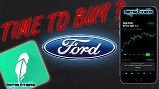 Time to BUY FORD after Stock Tumbles? | Robinhood Dividend Investing!