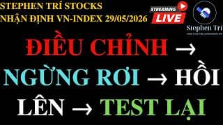 🔴VN-INDEX 29/05/2026: Công thức chung để mua an toàn - Mua pivot là lỗ