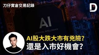 AI股大跌大市有兇險？ 還是入市好機會？ 陳刀仔
