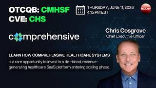 CEO Chris Cosgrove on Comprehensive Healthcare's (OTCQB: CMHSF) AI-Driven Benefits Admin Platform