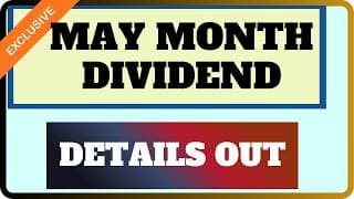 LATEST DIVIDEND DETAILS OUT || 13 Companies dividend details || may month dividend