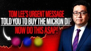 Tom Lee Warns Of 15% Crash Next Week - These 3 Blue-Chip Bargain Stocks Set To Explode - Act Fast!!