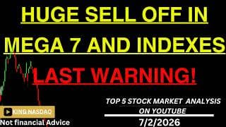 WARNING! HUGE SELL OFF COMING IN INDEXES & MEGA 7! What You Need To Understand For Next Week!