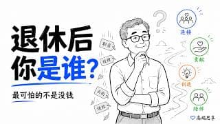 退休后最危险的，不是没钱，而是突然不知道自己是谁