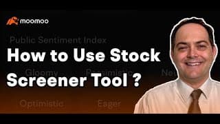 Moomoo Tutorial How to Use Stock Screener Tool on MOOMOO Mobile App