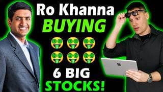 Ro Khanna Just Purchased 6 New Stocks in 2026!