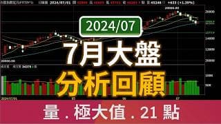 7月大盤影片回顧與記錄(無聲音)
