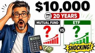 $10,000 Invested for 20 Years: Mutual Funds vs ETFs (Shocking Results)