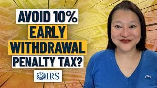 Retirement Planning At Age 50: How To Avoid The 10% IRA/401(k) Early Withdrawal Penalty