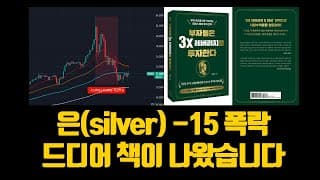 은 -15% 폭락, 드디어 책이 나왔습니다 (비트코인 시즌종료 d-2)