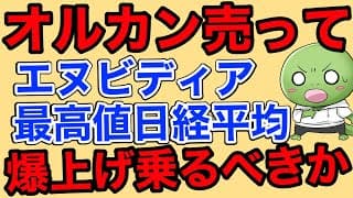 オルカンを売るタイミングは一択【エヌビディア続急騰/日経平均最高値更新/爆上げに乗るべきか】