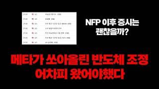 메타가 쏘아올린 반도체 조정, 어차피 왔어야했던 조정이다