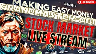 Stock Market Live 🔴 Power Hour W/ Grandmaster-obi $OPTT | $KULR $QUBT $QBTS & #quantumcomputing