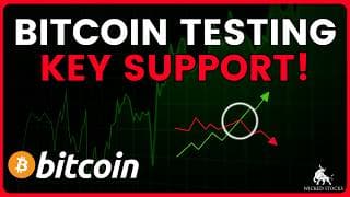 Bitcoin Price Analysis — Testing A Key Support Level!