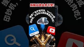 拆解谷歌业务引擎！搜索广告护城河深，YouTube成印钞机，云业务从微软嘴里抢肉吃！