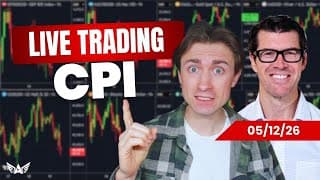 LIVE Trading CPI Gold, Nasdaq, Forex | A1 Trading Show