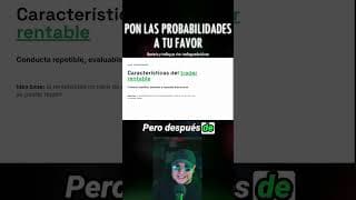 Pon las probabilidades a tu favor #trading