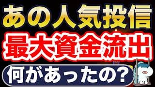 大人気投信、過去最大の資金流出！何が起きた？