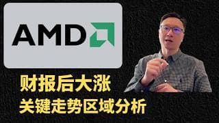 AMD 财报后大涨、目标位、支撑位在哪里？| 三步判断教学视频