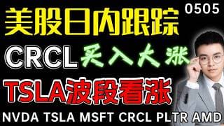 【crcl 股票】左侧伏击成功，CRCL买入大涨30%！特斯拉中线支撑，波段看涨机会！美股日内跟踪，趋势转变进行中？  ｜ crcl 技术分析 ｜ btc 加密货币 ｜tsla 股票