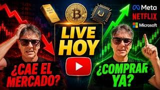 🔴 URGENTE: ¿COMPRAR AHORA o ESPERAR? NETFLIX, META, MSFT, BITCOIN y ORO - Análisis en VIVO + MU