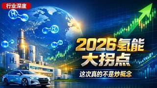 【行业深度】别再觉得氢能是炒冷饭！2026 政策倒逼硬刚需，万亿市场真要来了