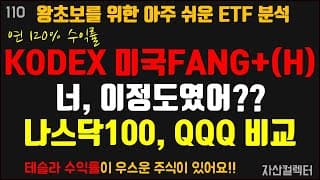 110 개인연금저축 ETF 추천 KODEX FANG+(H) (feat.테슬라,나스닥100)
