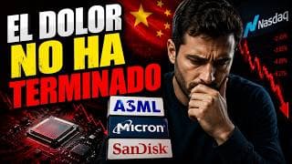 Caída Fuerte en Chips: China Golpea a ASML Micron y SanDisk | ¿Corrección del Nasdaq?