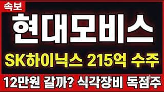 [현대모비스 주가전망] 보스턴다이내믹스 100% 인수 수혜주, 3배 급등 뒤 조정 어디까지 #현대모비스주가전망 #현대모비스목표가 #현대모비스